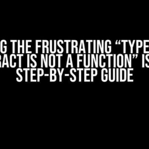 Solving the Frustrating “TypeError: $.extract is not a function” Issue: A Step-by-Step Guide